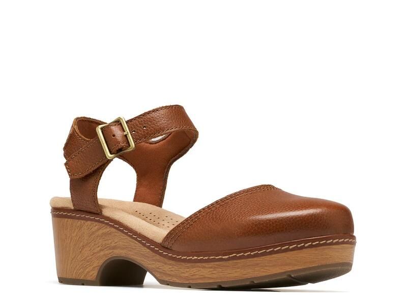 クラークス レディース シューズ サンダル プラットフォーム ClarksPaizlee Platform Clog Tan タン