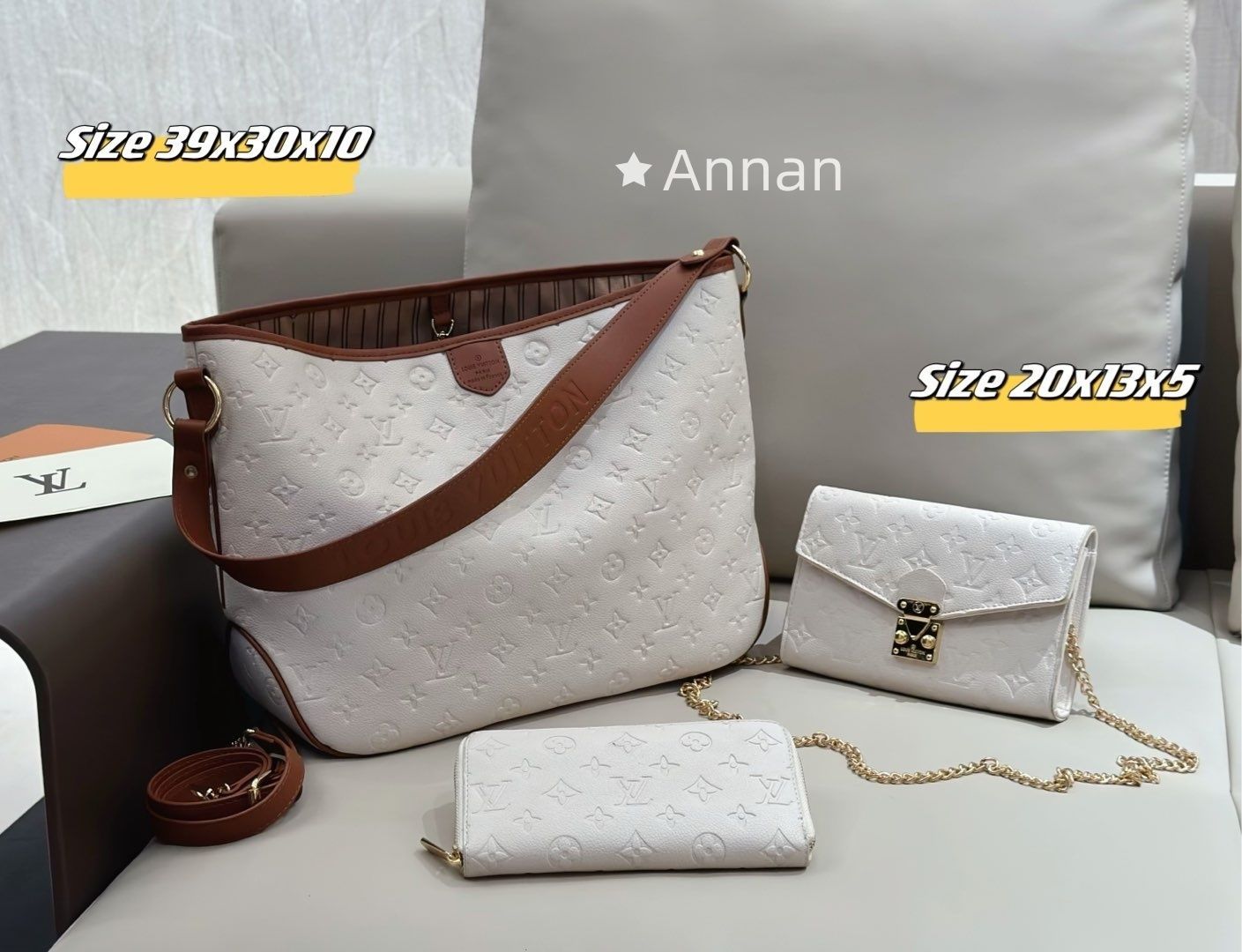 本日特価 LOUIS VUITTON ルイヴィトン ショルダーバッグ ハンドバッグ 財布 3点セット