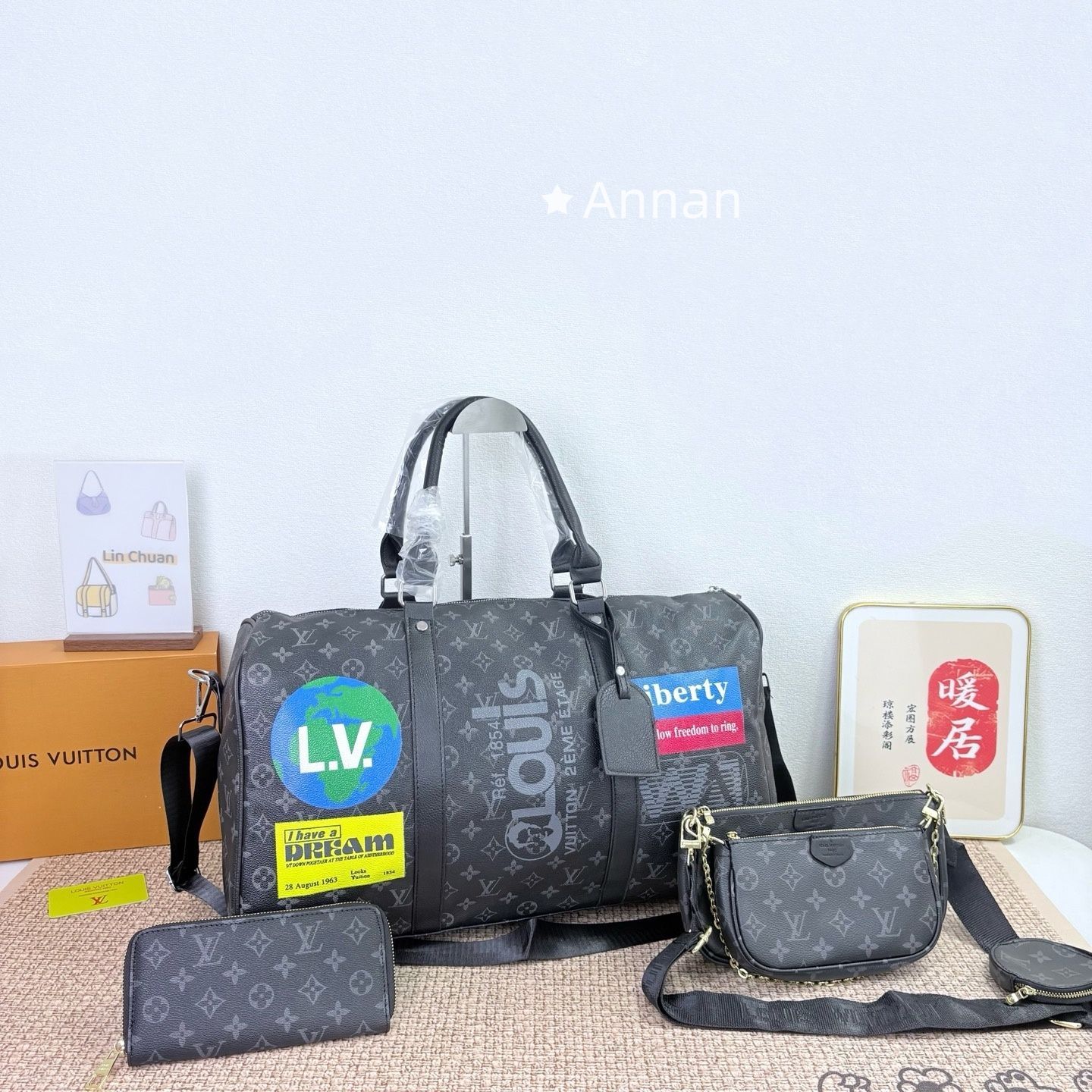 状態良 期間限定☆ LOUIS VUITTON ルイヴィトン ショルダーバッグ ハンドバッグ 財布 3点セット