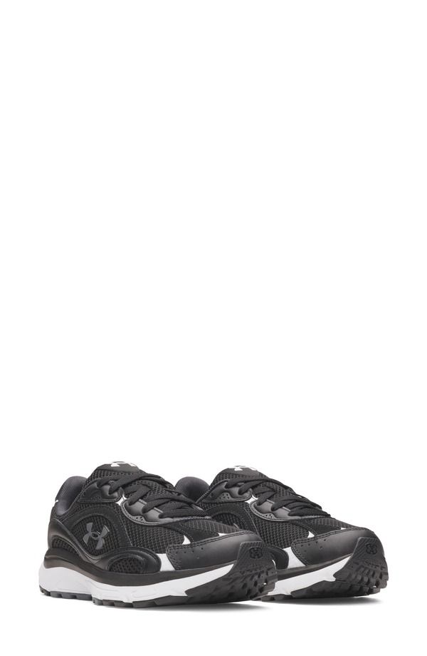 アンダーアーマー レディース シューズ スニーカー Under Armour UA Tech Runner Sneaker Black Black Castlerock ブラック