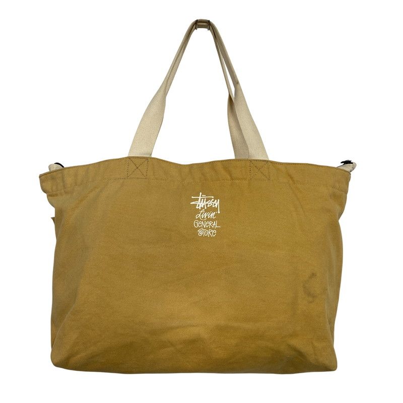 【現状渡し品】STUSSY LIVIN GENERAL STORE ステューシー×BLK PINE WORKSHOP ブラックパインワークショップ GS TRAVEL UTILITY TOTE VER2 トートバッグ【188-260711-as-01-izu】