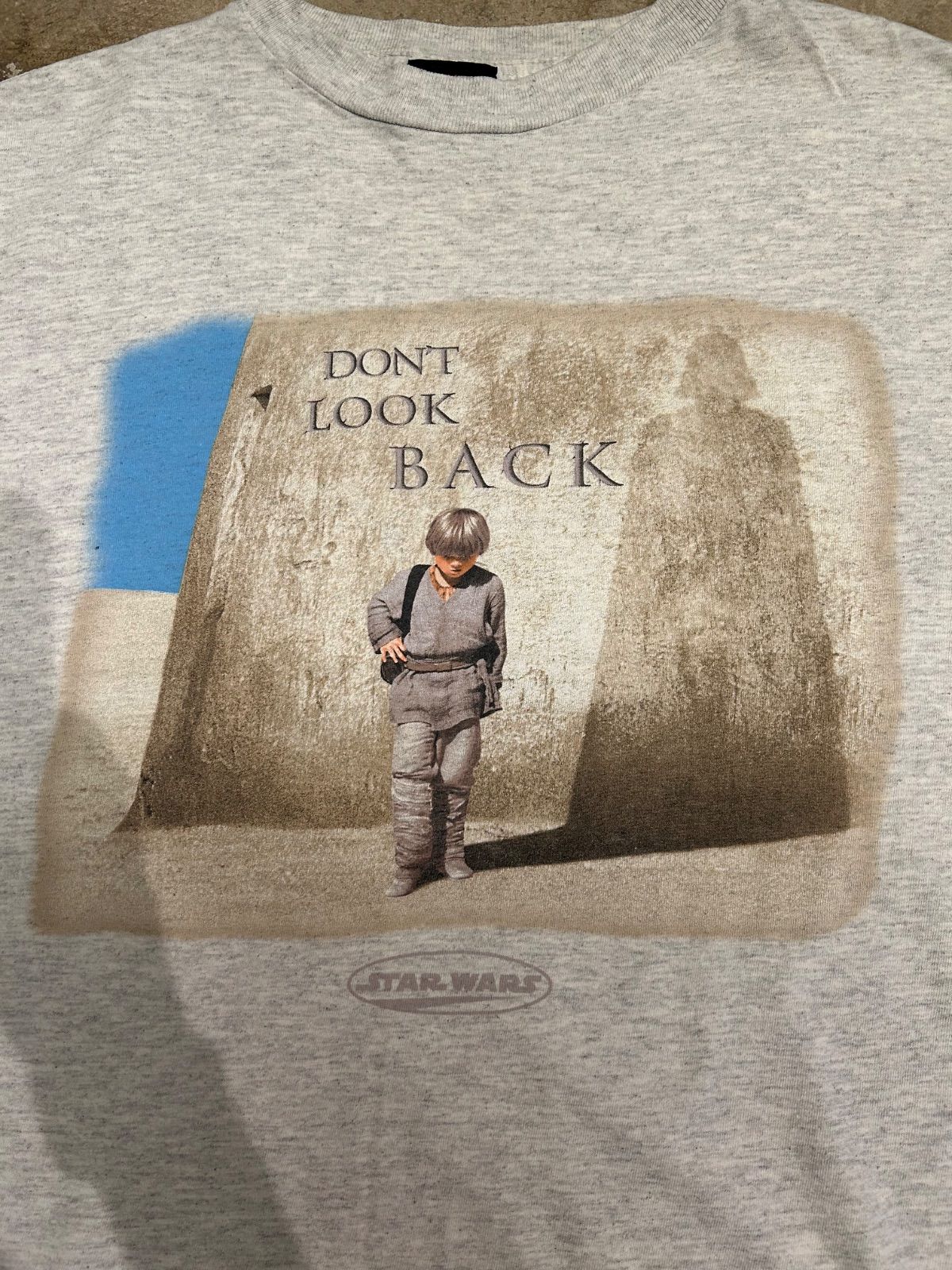 90’s STAR WARS Episode1 DON’T LOOK BACK T-shirt　スターウォーズ