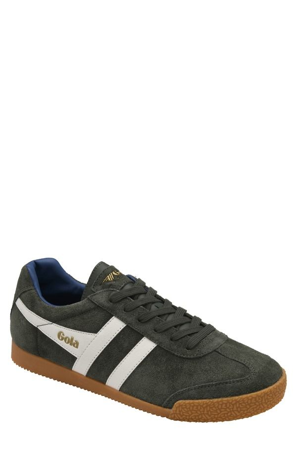 ゴラ メンズ シューズ スニーカー Gola Harrier Low Top Sneaker DkhakiO WhiteMarine Blue ホワイト