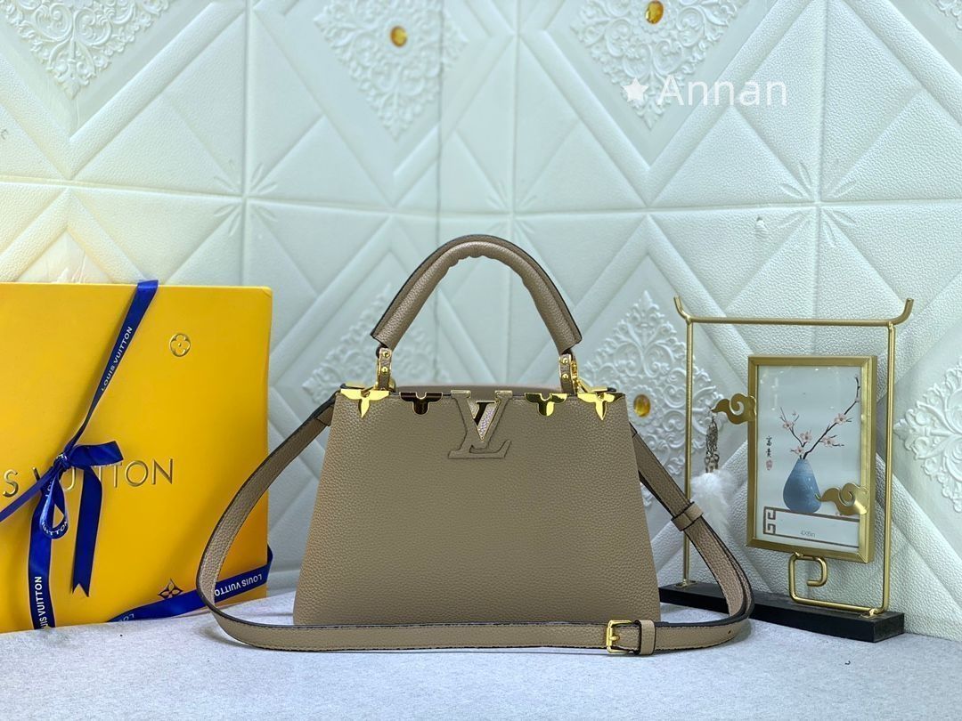 美品 ★LOUIS VUITTON★ ルイヴィトン ハンドバッグ カプシーヌ MM 2WAY ガレ