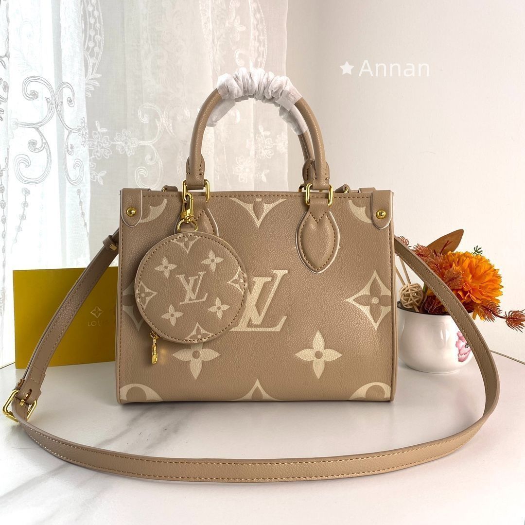 綺麗LOUIS VUITTON ルイヴィトン ハンドバッグ ショルダーバッグ オンザゴー PM