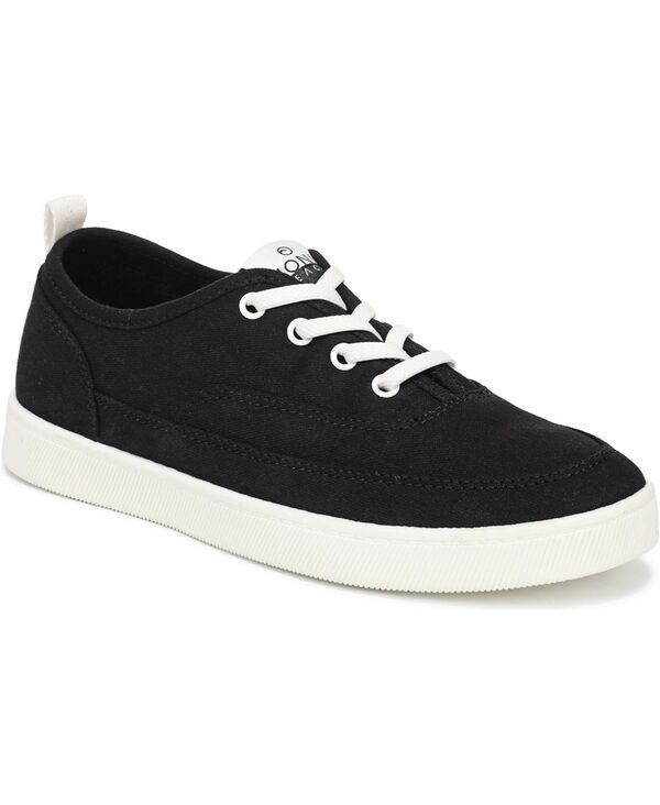 バイオニック レディース シューズ スニーカー レース Vionic Womens Cyan Lace Up Sneakers Black canvas ブラック