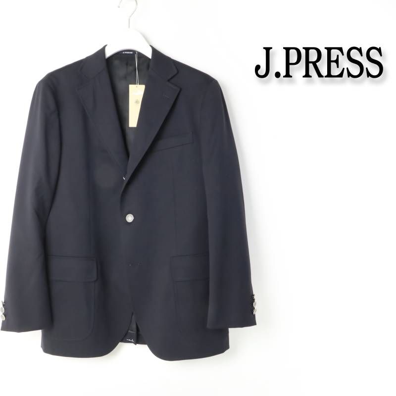 新品 ジェイプレス Jプレス シングルブレザー J.PRESS ビジネス ジャケット / 銀釦 / 3B / 背抜き 38L(AB6) # 182