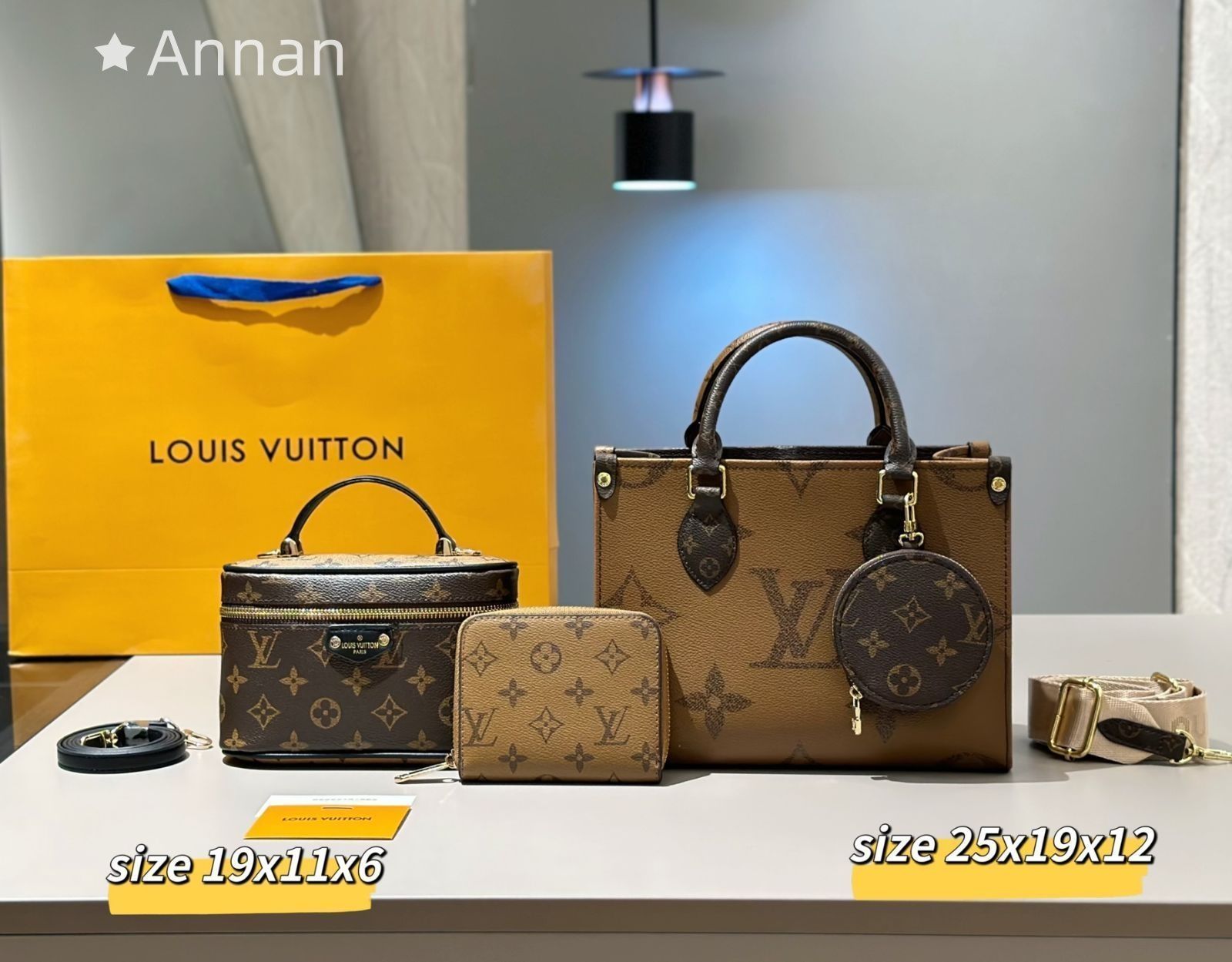 お洒落 即完売LOUIS VUITTON ルイヴィトン ショルダーバッグ ハンドバッグ 財布 3点セットオンザゴー PM