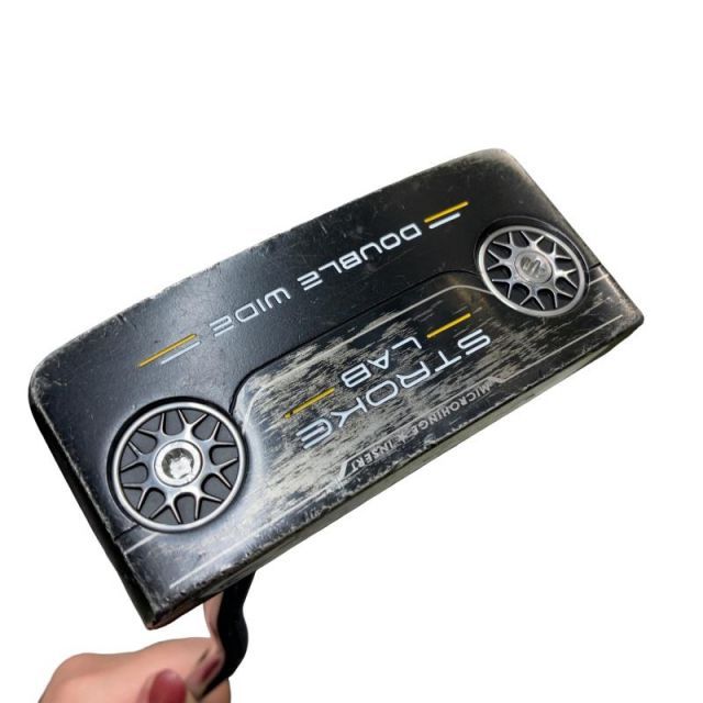 【中古】 オデッセイ STROKE LAB BLACK DOUBLE WIDE 34インチ パター PT STROKE LAB BLACK (フレックスその他) メンズ 男性用 右利き 右用 Cランク ゴルフクラブ
