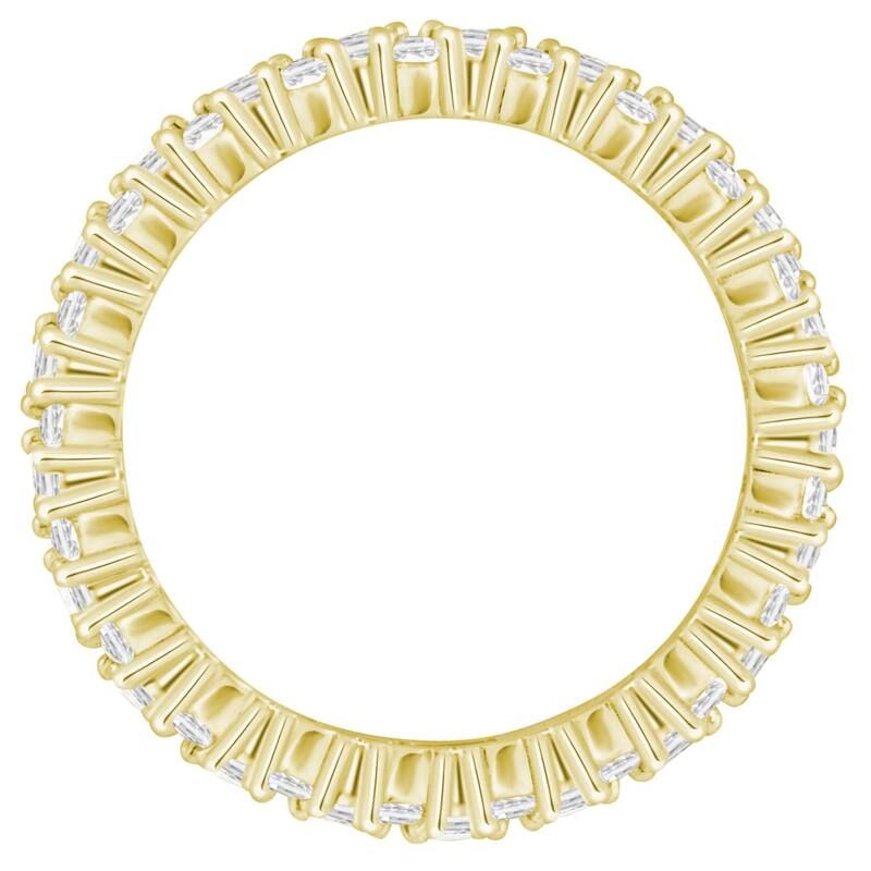 Alyson Layne レディース アクセサリー リング Alyson Layne 10k Gold 78 CaratW Lab Grown Diamond Full Eternity Band 1