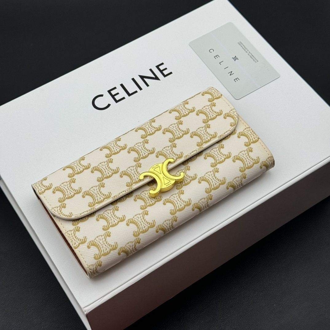 【限定】送料無料 CELINE セリーヌ ウォレット 長財布 小銭入れ