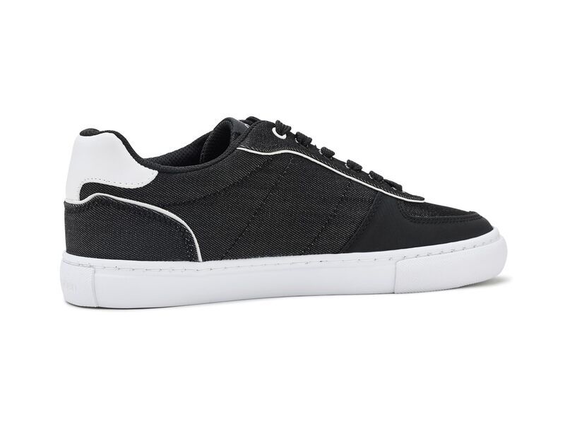 カルバンクライン レディース シューズ サンダル Calvin Klein Caspian Black DenimWhite ホワイト