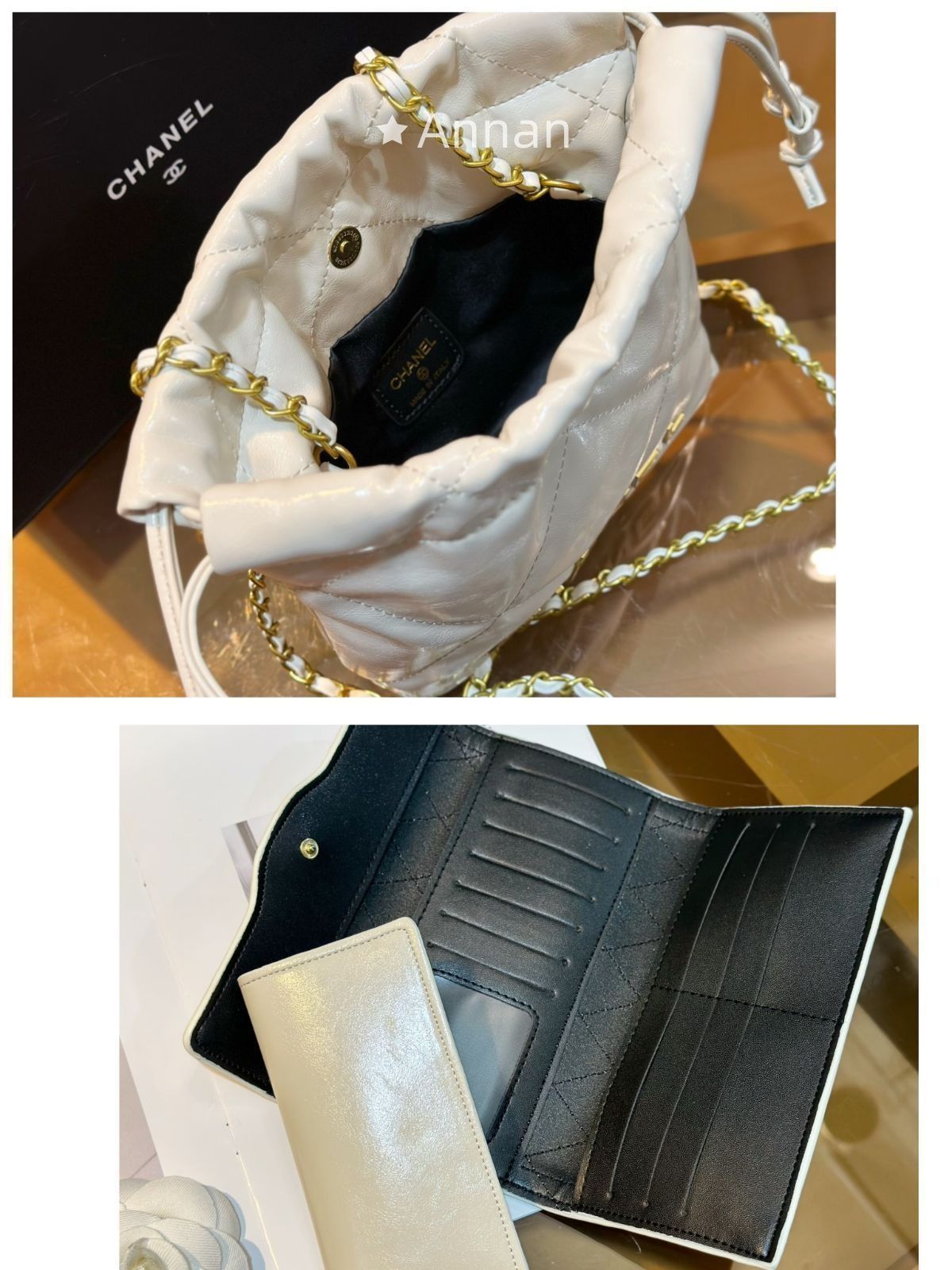可愛い CHANEL シャネル ショルダーバッグ ハンドバッグ 財布 3点セット