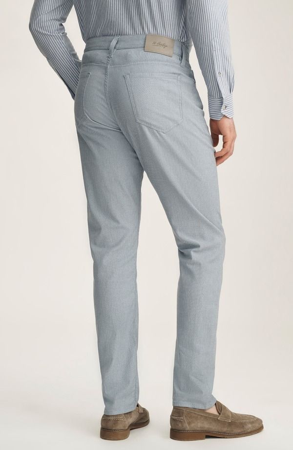 ３４ヘリテージ メンズ ボトムス カジュアルパンツ ストレート 34 Heritage Courage Stretch Twill Straight Leg Pants Blue Honeycomb