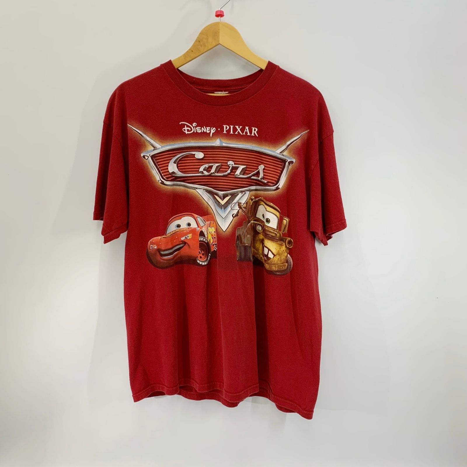 00s Cars カーズ Tシャツ XL相当 レッド メンズ VINTAGE ヴィンテージ Disney Pixar アニメT _201 9,086円