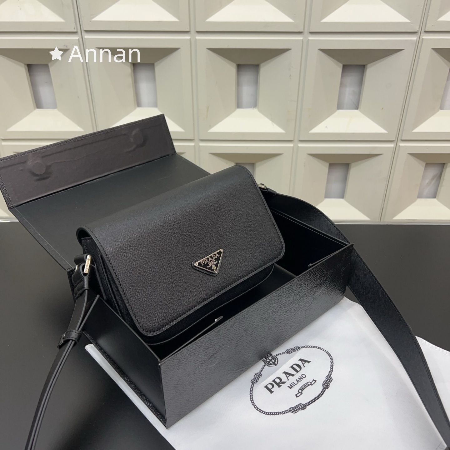 状態良 美品 メンズ PRADA プラダ ショルダーバッグ