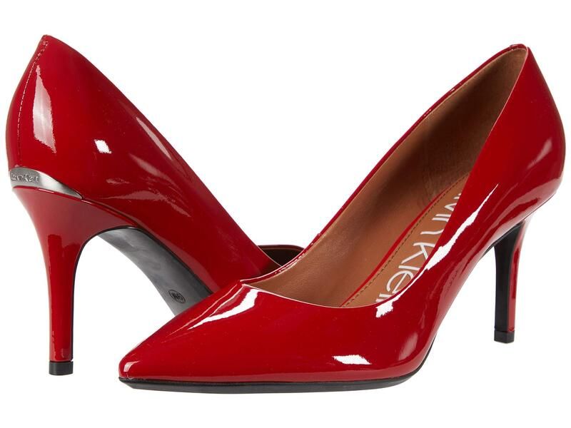 カルバンクライン レディース シューズ ヒール Calvin Klein Gayle Pump Crimson Red 1 レッド
