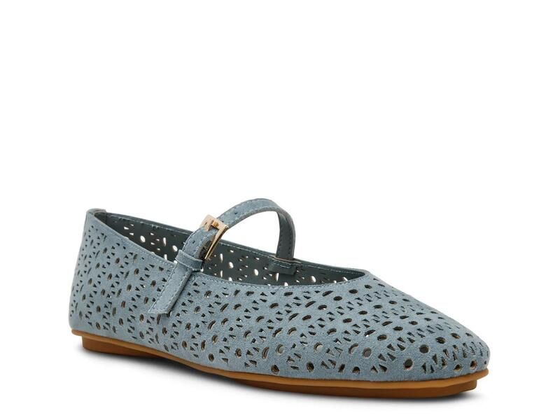 アンクライン レディース シューズ パンプス Anne KleinConnie Mary Jane Flat Blue ブルー