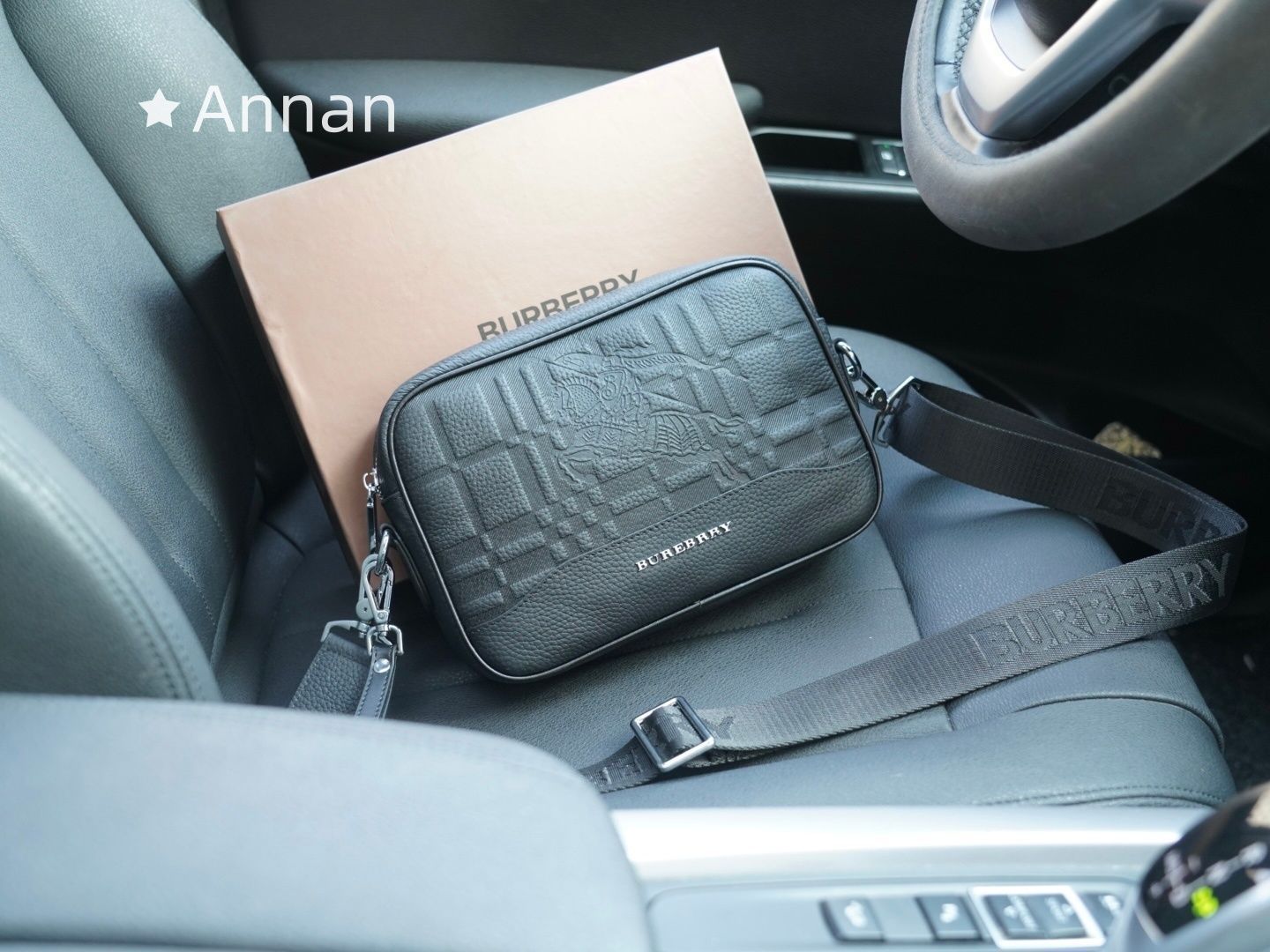 新品 希少 超美品 メンズ BURBERRY バーバリー ショルダーバッグ★★