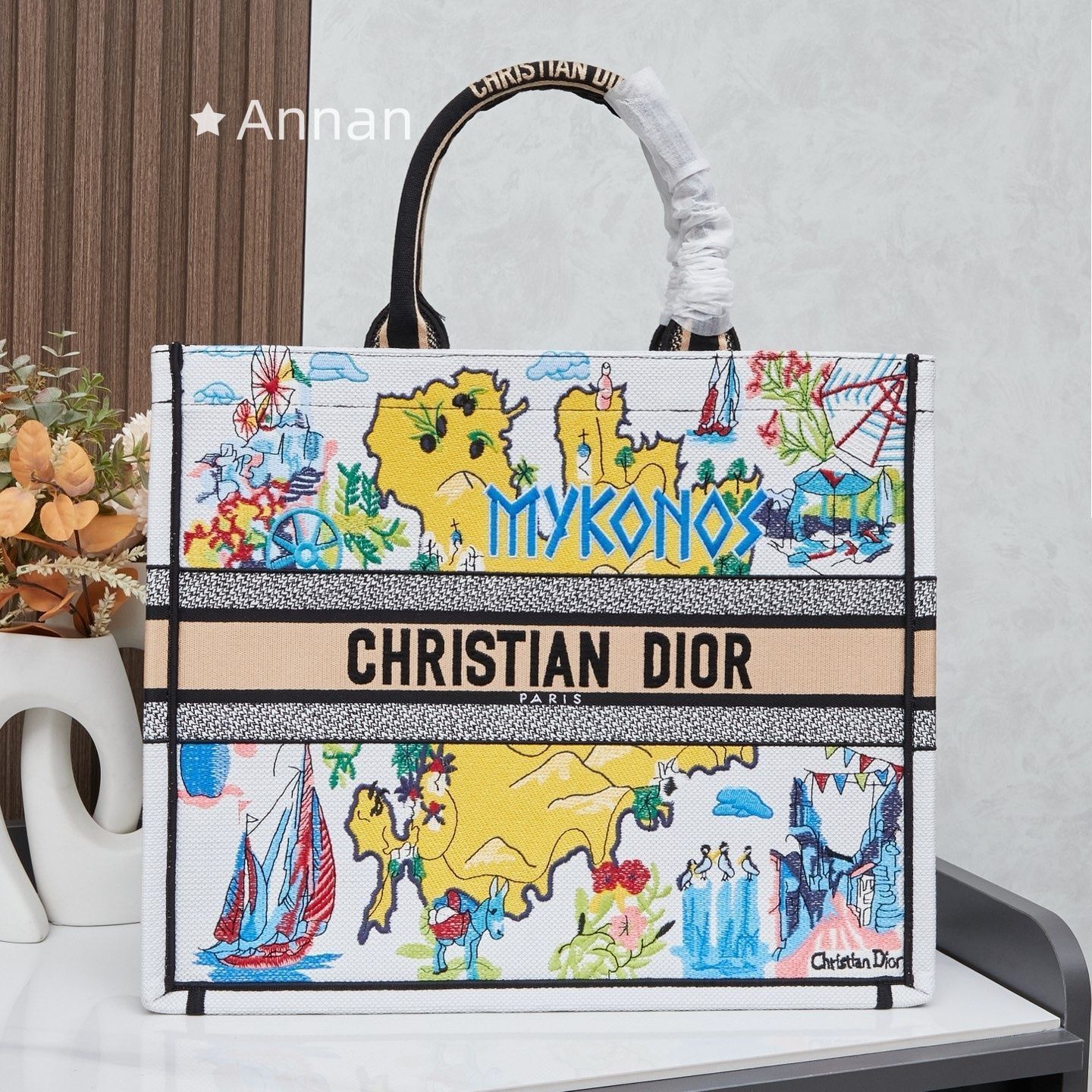 【極美品】【希少】刺? レディース Christian Dior クリスチャンディオール トートバッグ