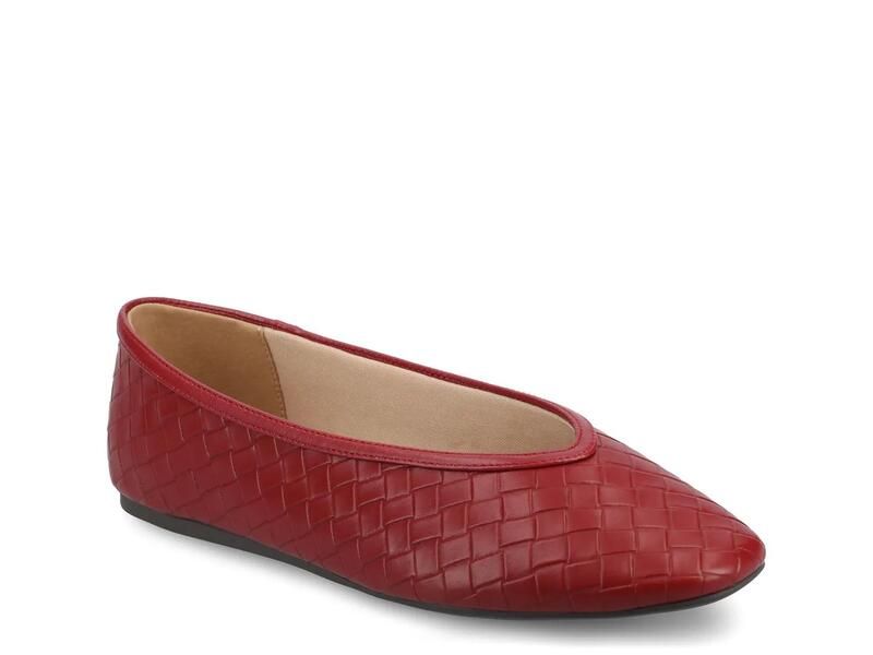 ジャーニー レディース シューズ パンプス JourneeFortune Flat Red レッド