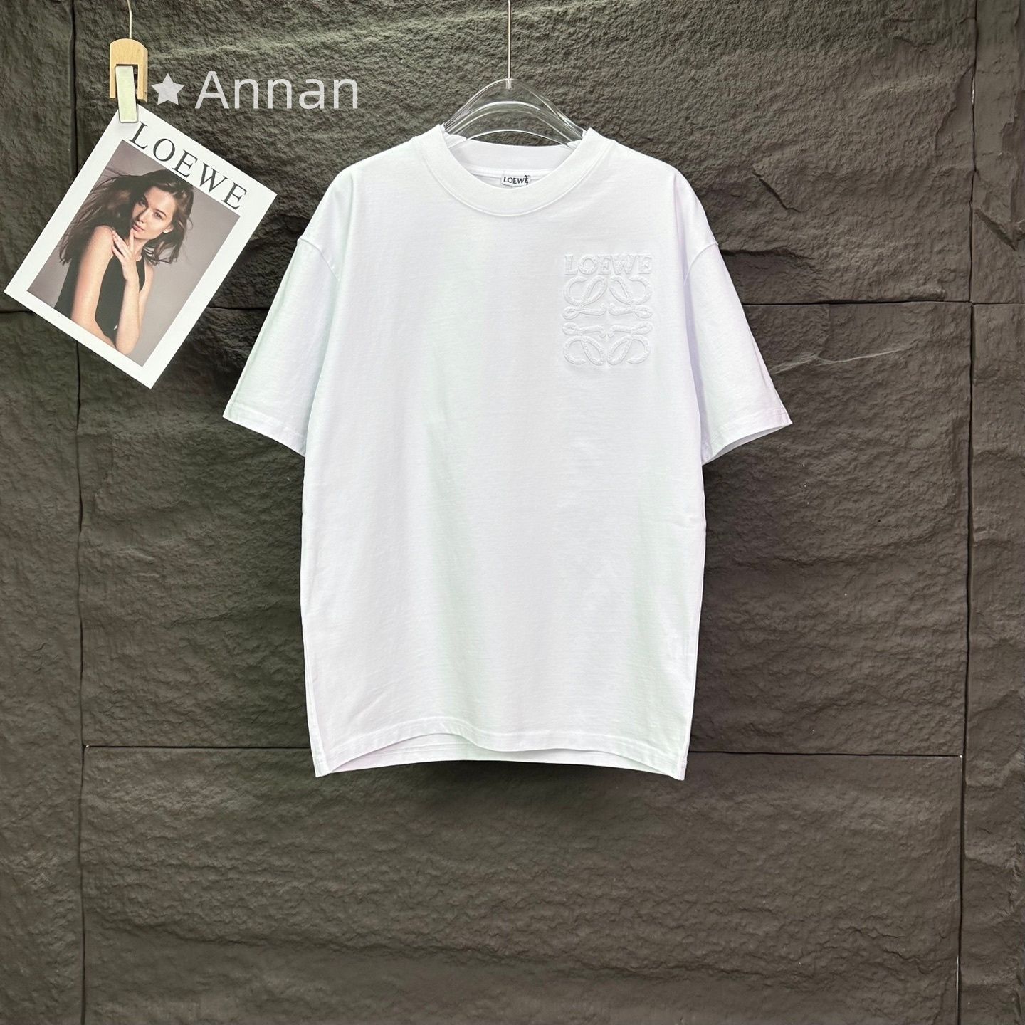 限界価格 新型LOEWE ロエベ Tシャツ 半袖 夏服 トップス 男女兼用