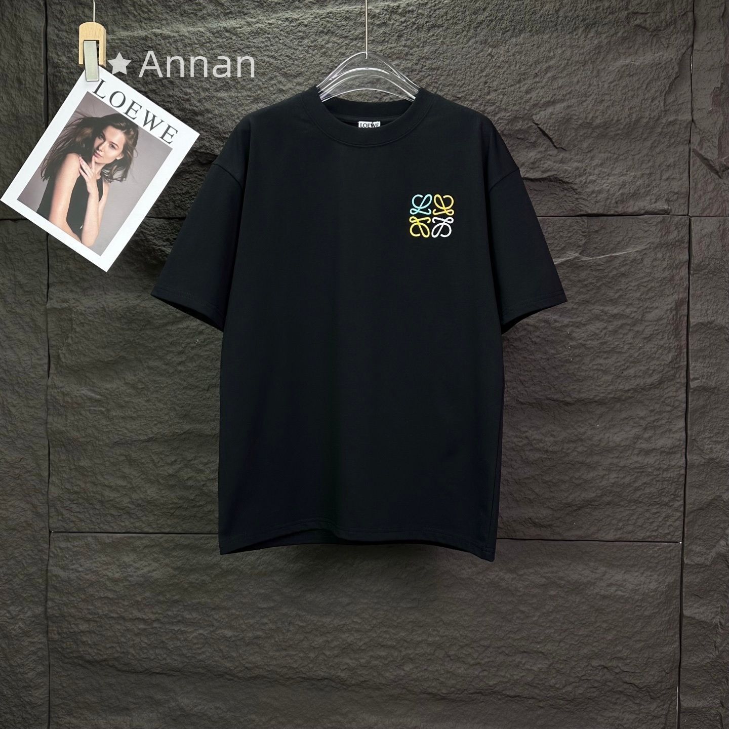 【限定】送料無料 LOEWE　ロエベ Tシャツ　半袖　夏服　トップス 男女兼用