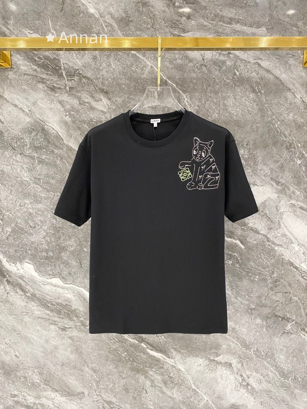 新品 本日特価 本日限定！LOEWE　ロエベ Tシャツ　半袖　夏服　トップス 男女兼用