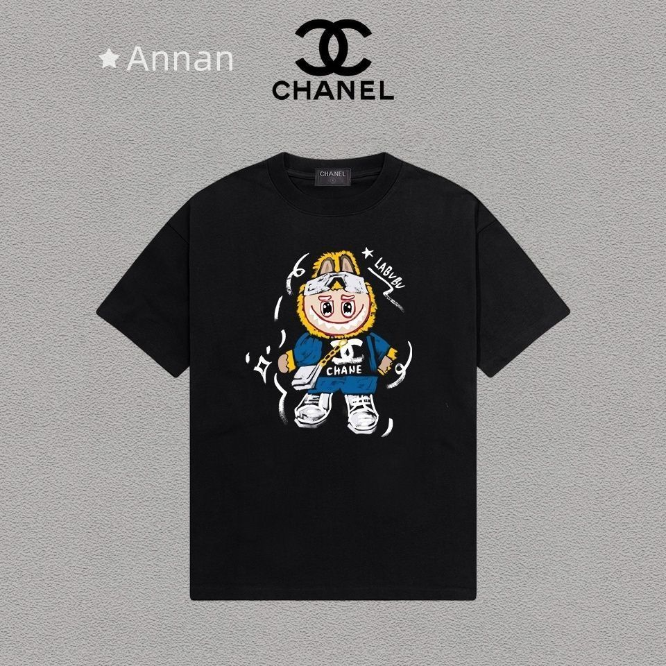 限界価格 CHANEL シャネル Tシャツ　半袖　夏服　トップス 男女兼用