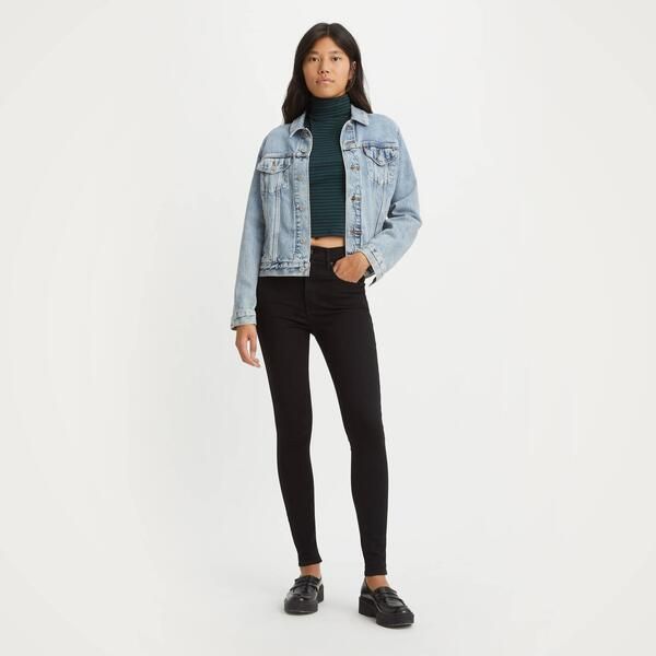 リーバイス レディース ボトムス デニムパンツ ジーンズ Levis Mile High Super Skinny Jeans Blk Celestal 09