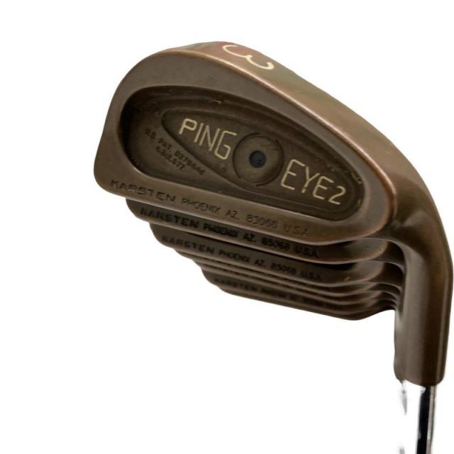 【中古】 ピン EYE 2 ベリリウムカッパー 9S アイアンセット IR ZZ LITEスチール (フレックスUNI) メンズ 男性用 右利き 右用 Cランク ゴルフクラブ