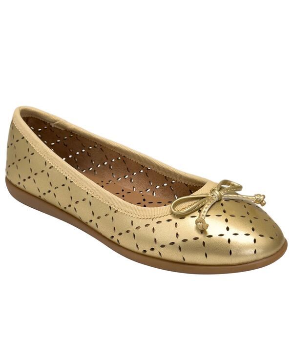 エアロソールズ レディース シューズ スリッポン・ローファー Aerosoles Womens Beyla SlipOn Ballet Flatsoft Gold Faux Leather ゴールド
