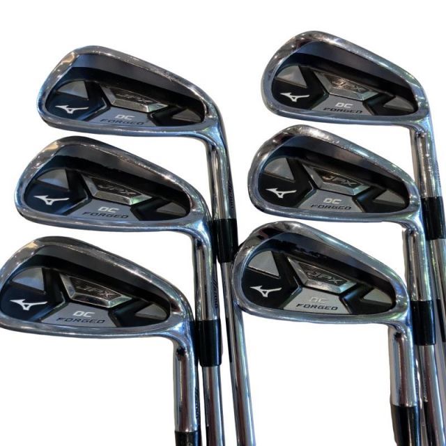 【中古】 ミズノ JPX DC FORGED 6S アイアンセット IR 純正特注シャフト (フレックスR) メンズ 男性用 右利き 右用 Cランク ゴルフクラブ