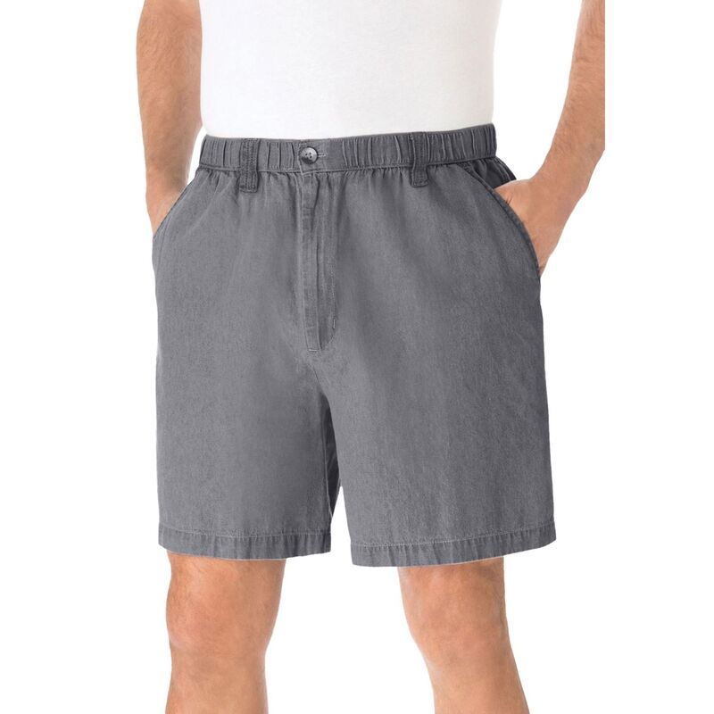 キングサイズ レディース ボトムス ハーフパンツ・ショーツ トール ショートパンツ KingSize Mens Big Tall Knockarounds 6 PullOn Shortsteel