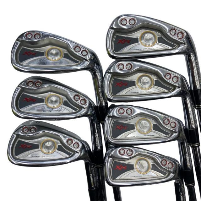【中古】 テーラーメイド XR FORGED 8S アイアンセット IR NS PRO 1050GH (フレックスS) メンズ 男性用 右利き 右用 Cランク ゴルフクラブ