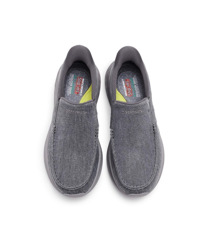 スケッチャーズ メンズ シューズ スニーカー SKECHERS Pollard Reed Charcoal チャコール