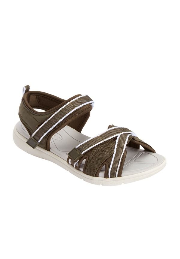 コンフォートビュー レディース シューズ サンダル Comfortview The Annora NubuckLike Adjustable Water Friendly Sandal Dark Ol