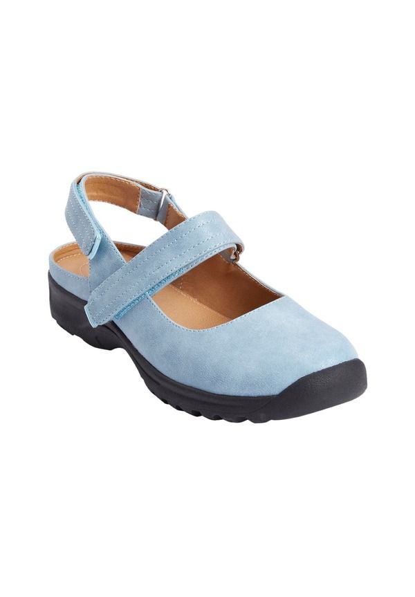 コンフォートビュー レディース シューズ パンプス Comfortview The Joelle Sling Denim デニム