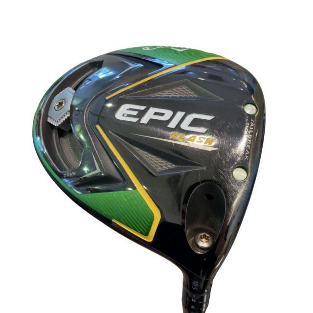 【中古】 キャロウェイ EPIC FLASH 10.5° ドライバー DR 純正特注シャフト (フレックスS) メンズ 男性用 右利き 右用 Cランク ゴルフクラブ