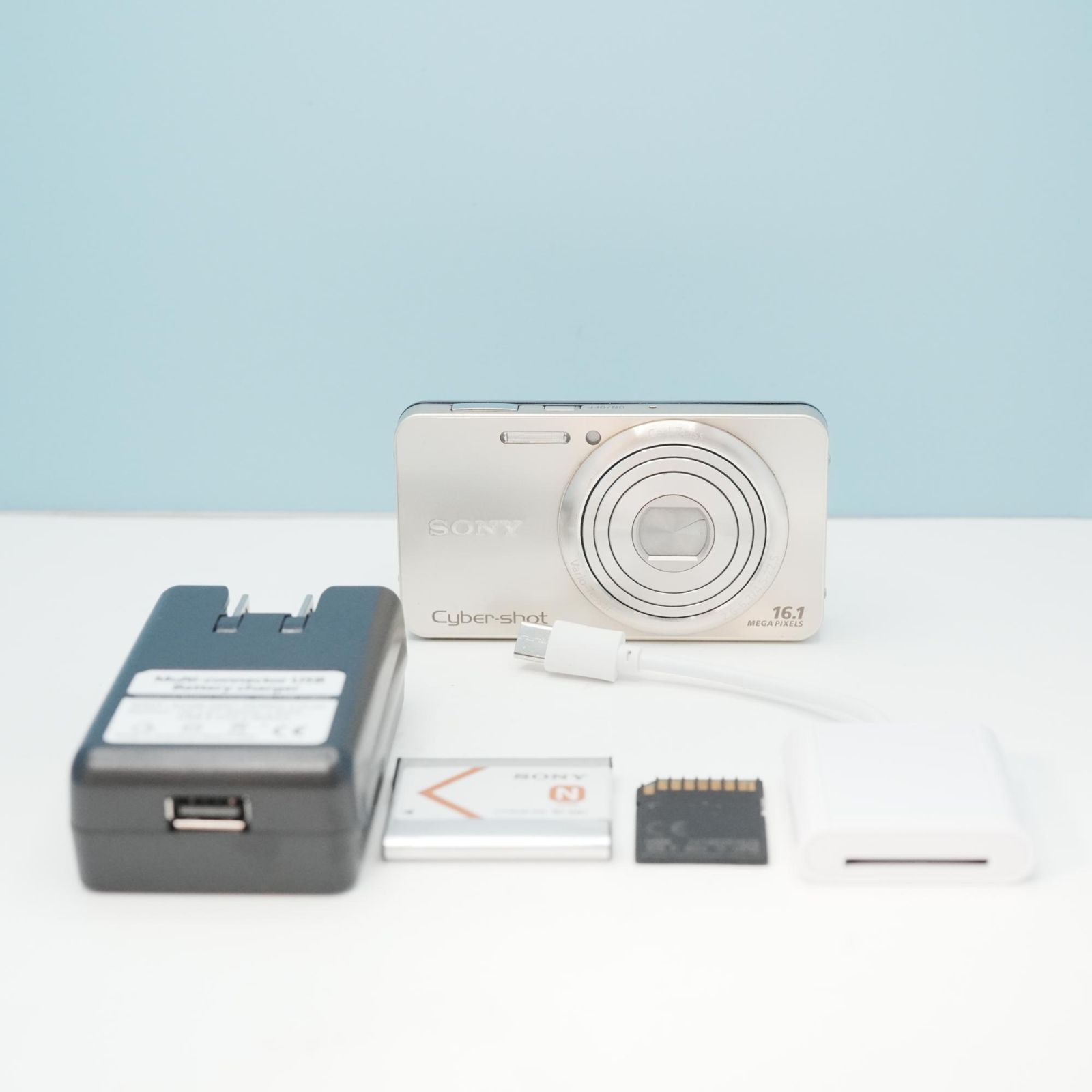 SONY Cyber-shot DSC-W570 デジカメ スマホ転送OK フルセット a6990