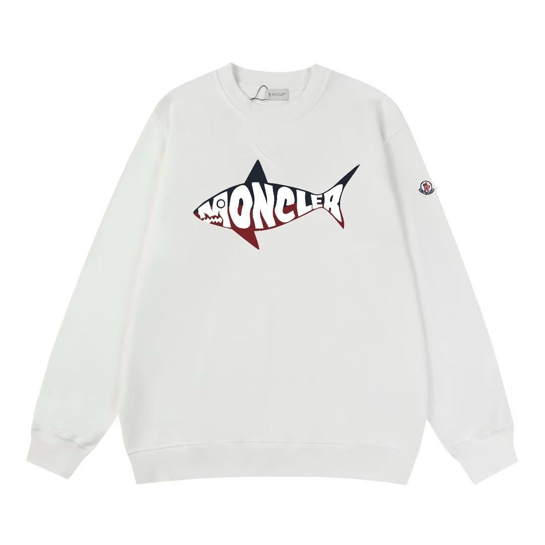 美品 期間限定☆ 新品 新品 タグ付 MONCLER モンクレール パーカー 長袖Tシャツ トップス シンプルフード付きパーカー ユニセックス