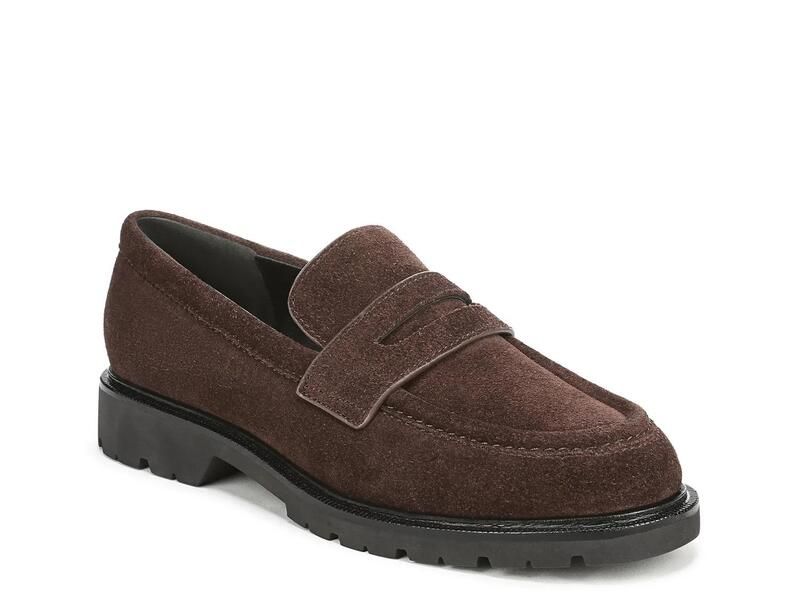 ヴィンス レディース シューズ スリッポン・ローファー VinceSiena Penny Loafer Womens Cocoa Suede ココア