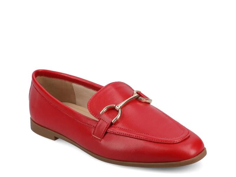 ジャーニー レディース シューズ スリッポン・ローファー JourneeMizza Loafe red レッド