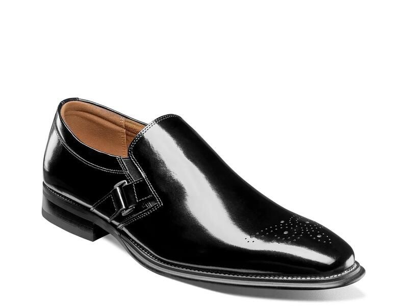 ステイシーアダムス メンズ シューズ スリッポン・ローファー モンクストラップ モンク Stacy AdamsAlistair Monk Strap SlipOn Black ブラック
