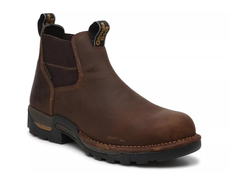 ジョージブーツ メンズ シューズ ブーツ・レインブーツ Georgia BootEagle One Work Boot Dark Brown ブラウン