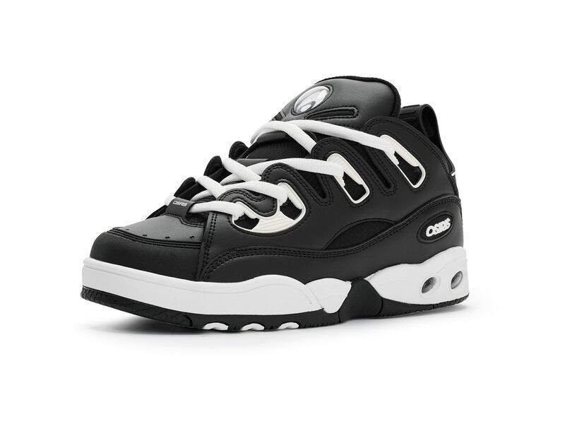 オサイラス メンズ シューズ スニーカー Osiris D3 E BlackWhiteBlack ホワイト