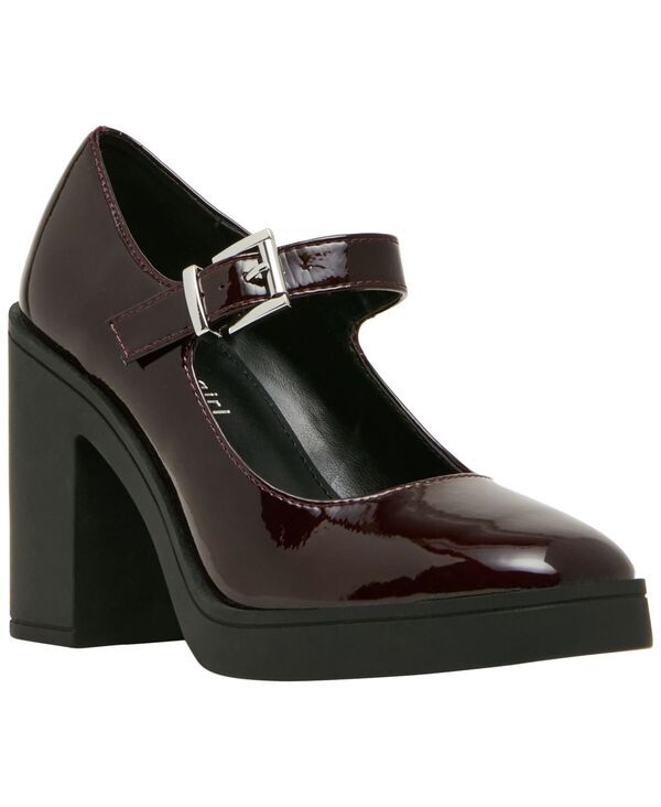 マッデンガール レディース シューズ パンプス プラットフォーム Madden Girl Womens Daphine Platformary Jane Pumps Merlot Patent
