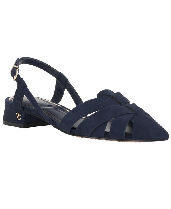 ヴィンスカムート レディース シューズ パンプス Vince Camuto Womens Vinesha Slingback Flats Deep Navy Suede ネイビー