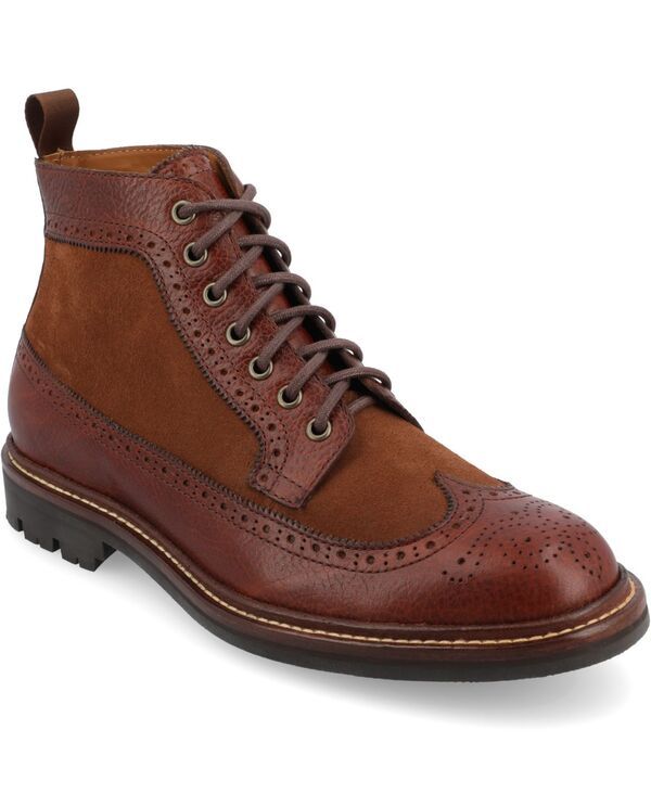 タフト メンズ シューズ ブーツ・レインブーツ Taft Mens The Boston Longwing Boot Whiskey
