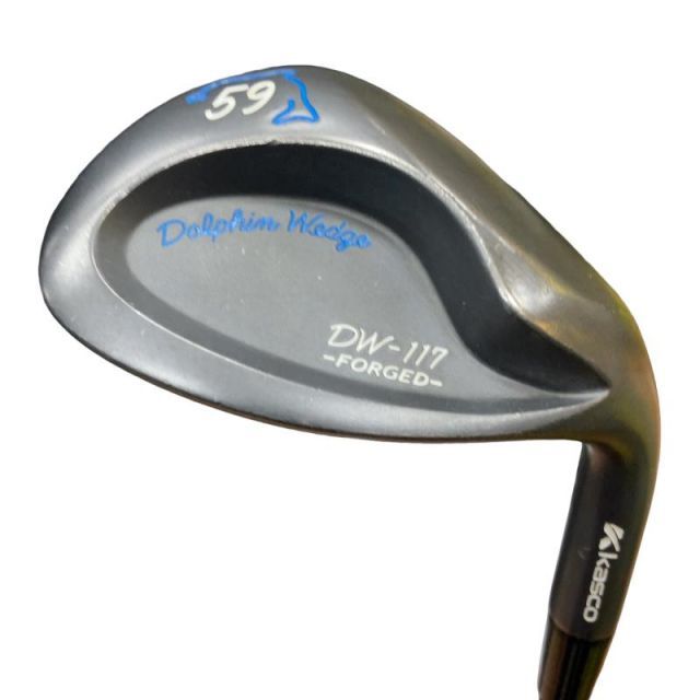 【中古】 キャスコ Dolphin wedge DW-117 FORGED 59° ウェッジ WG KBS Hi-REV 2.0 (フレックスS) メンズ 男性用 右利き 右用 Cランク ゴルフクラブ
